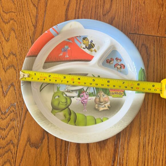 Vintage Max Lucado Hermie Child’s Divided Plate Melamine Family Choice Bugs - Picture 7 of 11